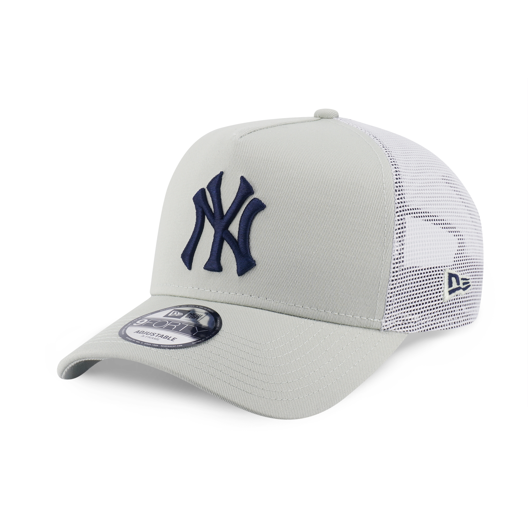 NEW YORK YANKEES COLOR ERA 2-TONE WHITE REAR SOFT GRASS 9FORTY AF TRUCKER CAP