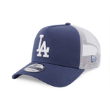 LOS ANGELES DODGERS COLOR ERA 2-TONE WHITE REAR MUTED INDIGO 9FORTY AF TRUCKER CAP