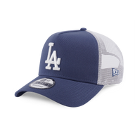 LOS ANGELES DODGERS COLOR ERA 2-TONE WHITE REAR MUTED INDIGO 9FORTY AF TRUCKER CAP
