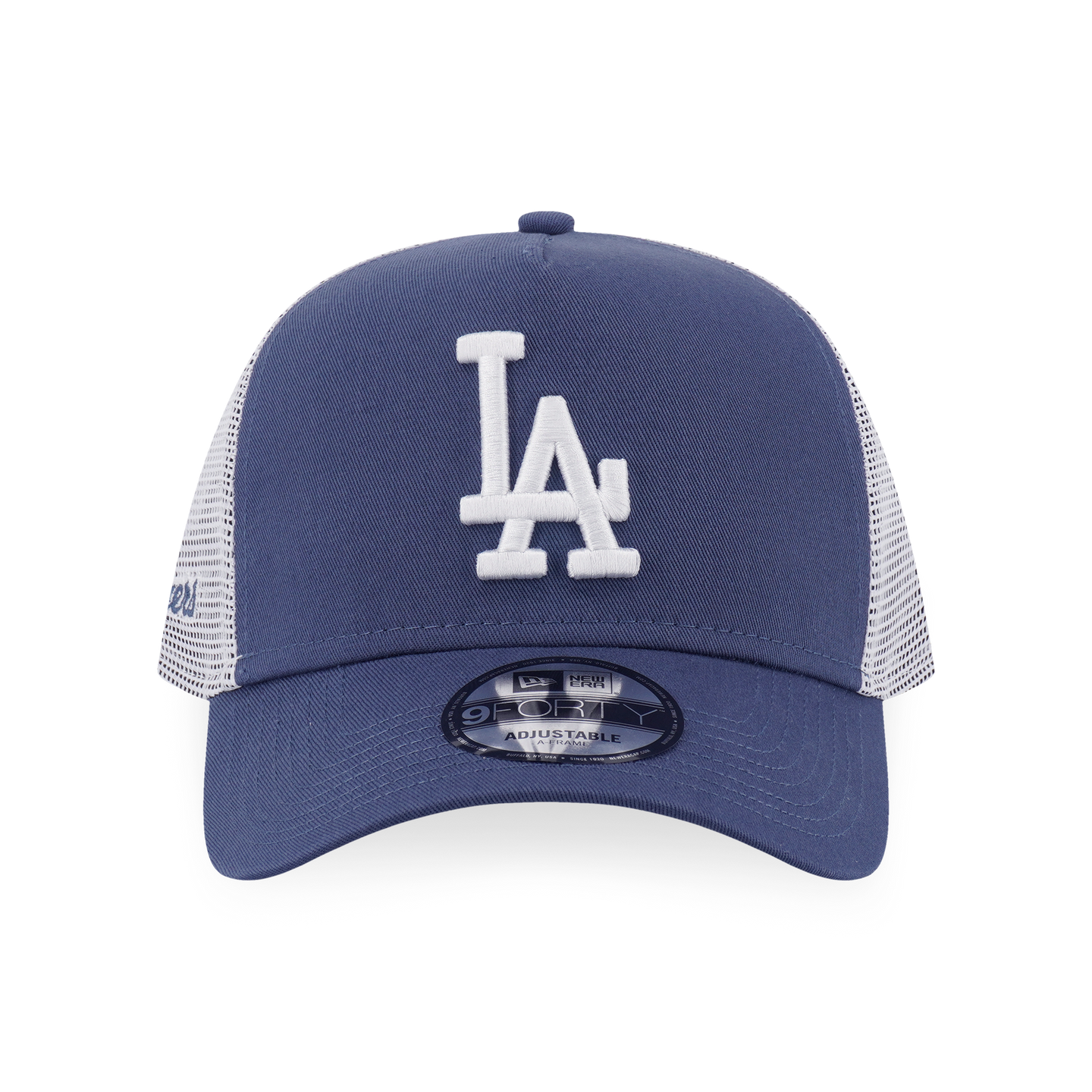 LOS ANGELES DODGERS COLOR ERA 2-TONE WHITE REAR MUTED INDIGO 9FORTY AF TRUCKER CAP