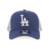 LOS ANGELES DODGERS COLOR ERA 2-TONE WHITE REAR MUTED INDIGO 9FORTY AF TRUCKER CAP