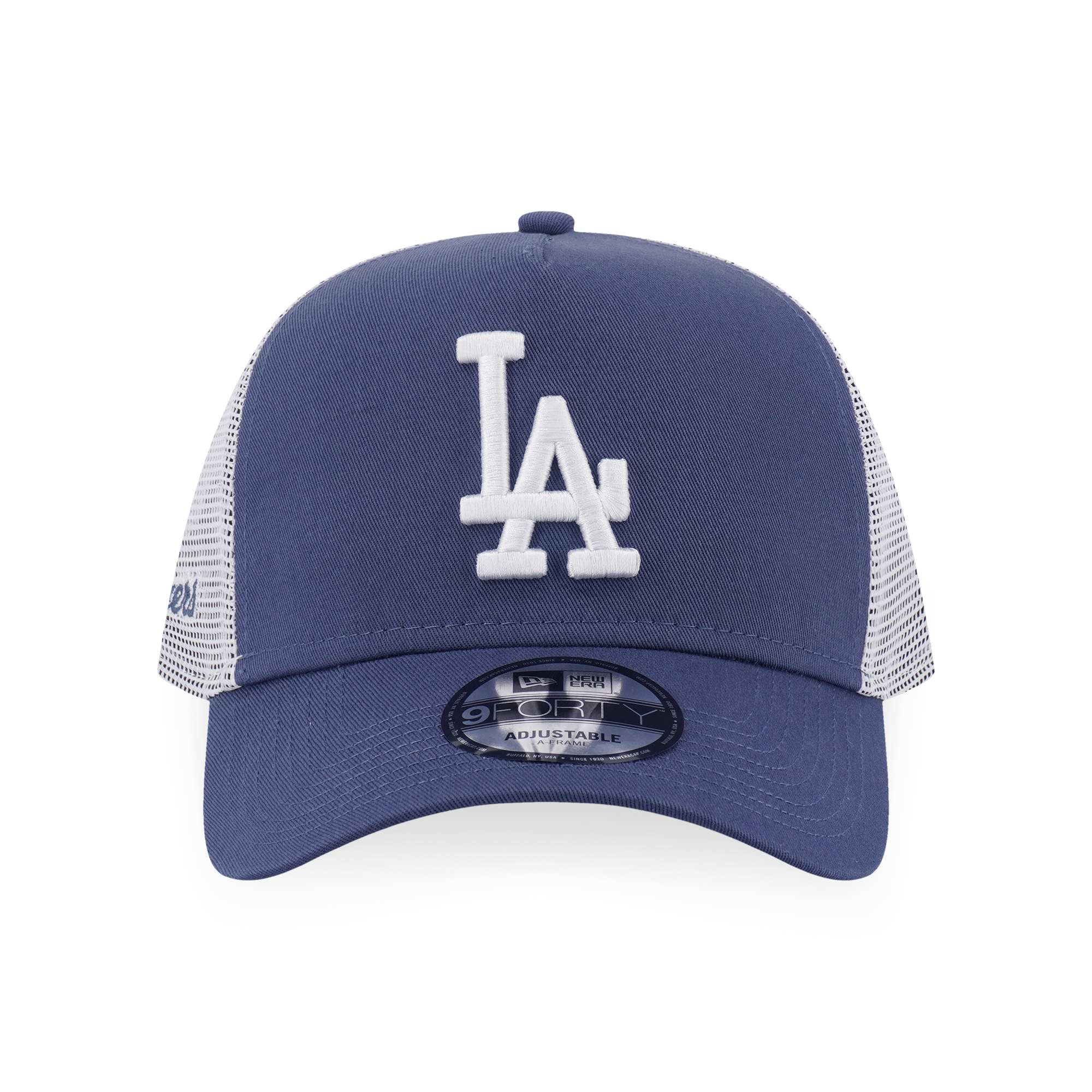LOS ANGELES DODGERS COLOR ERA 2-TONE WHITE REAR MUTED INDIGO 9FORTY AF TRUCKER CAP