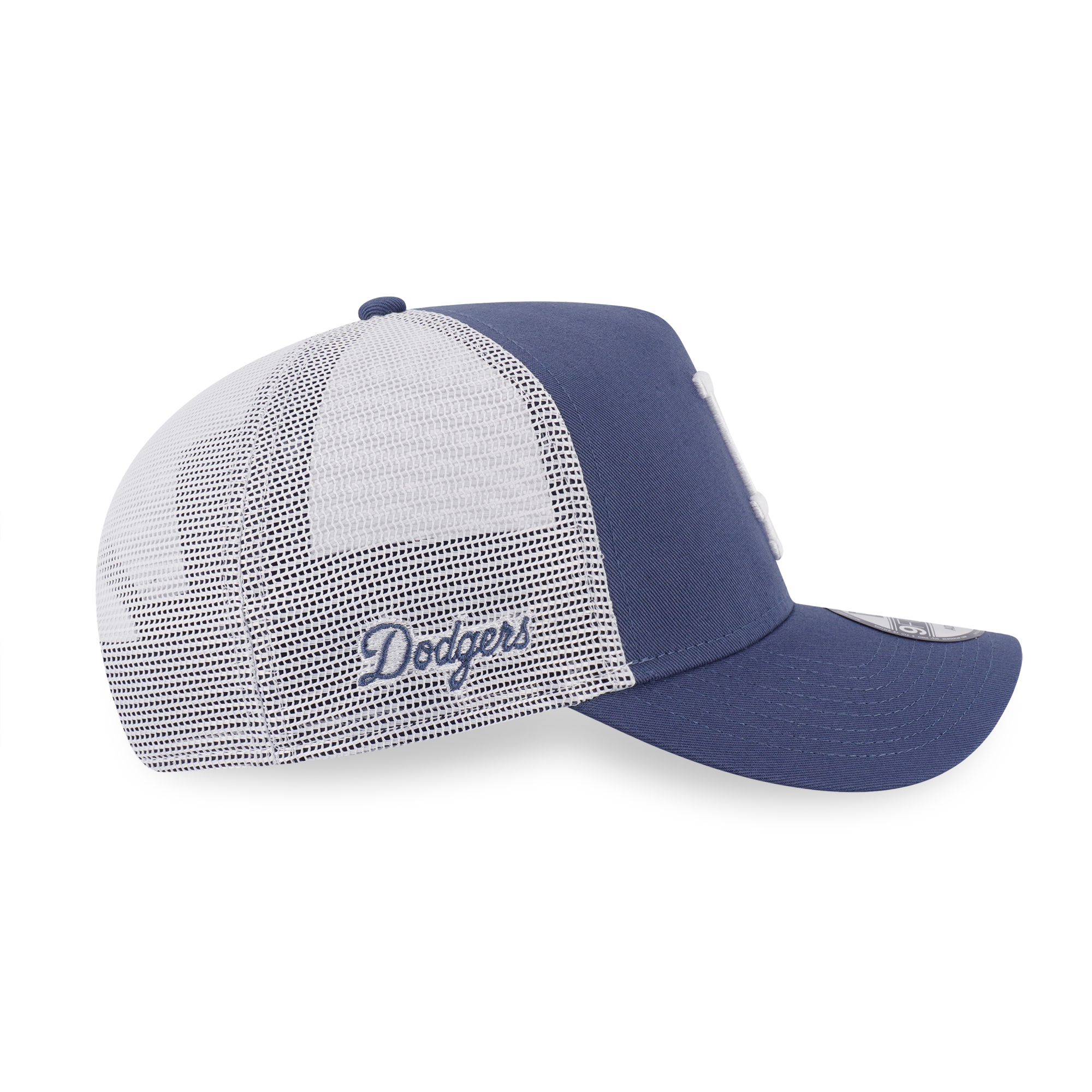 LOS ANGELES DODGERS COLOR ERA 2-TONE WHITE REAR MUTED INDIGO 9FORTY AF TRUCKER CAP