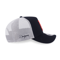 LOS ANGELES DODGERS COLOR ERA 2-TONE WHITE REAR BLACK 9FORTY AF TRUCKER CAP