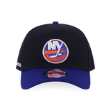 New York Islanders NHL Team Logo 2-Tone Royal Visor Black 9Forty AF Cap