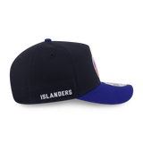 New York Islanders NHL Team Logo 2-Tone Royal Visor Black 9Forty AF Cap