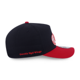 Detroit Red Wings NHLTeam Logo 2-Tone Scarlet Visor Black 9Forty AF Cap