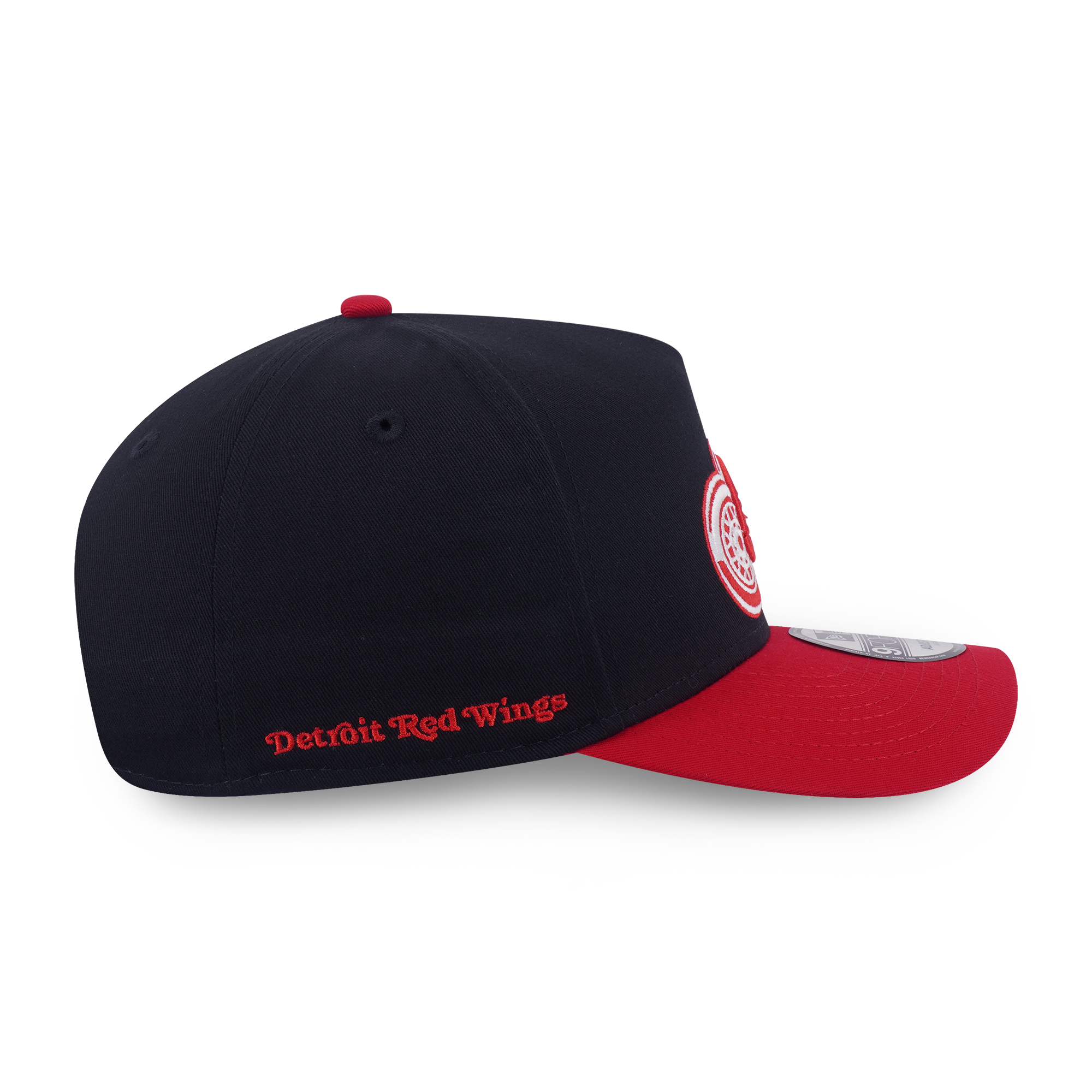 Detroit Red Wings NHLTeam Logo 2-Tone Scarlet Visor Black 9Forty AF Cap