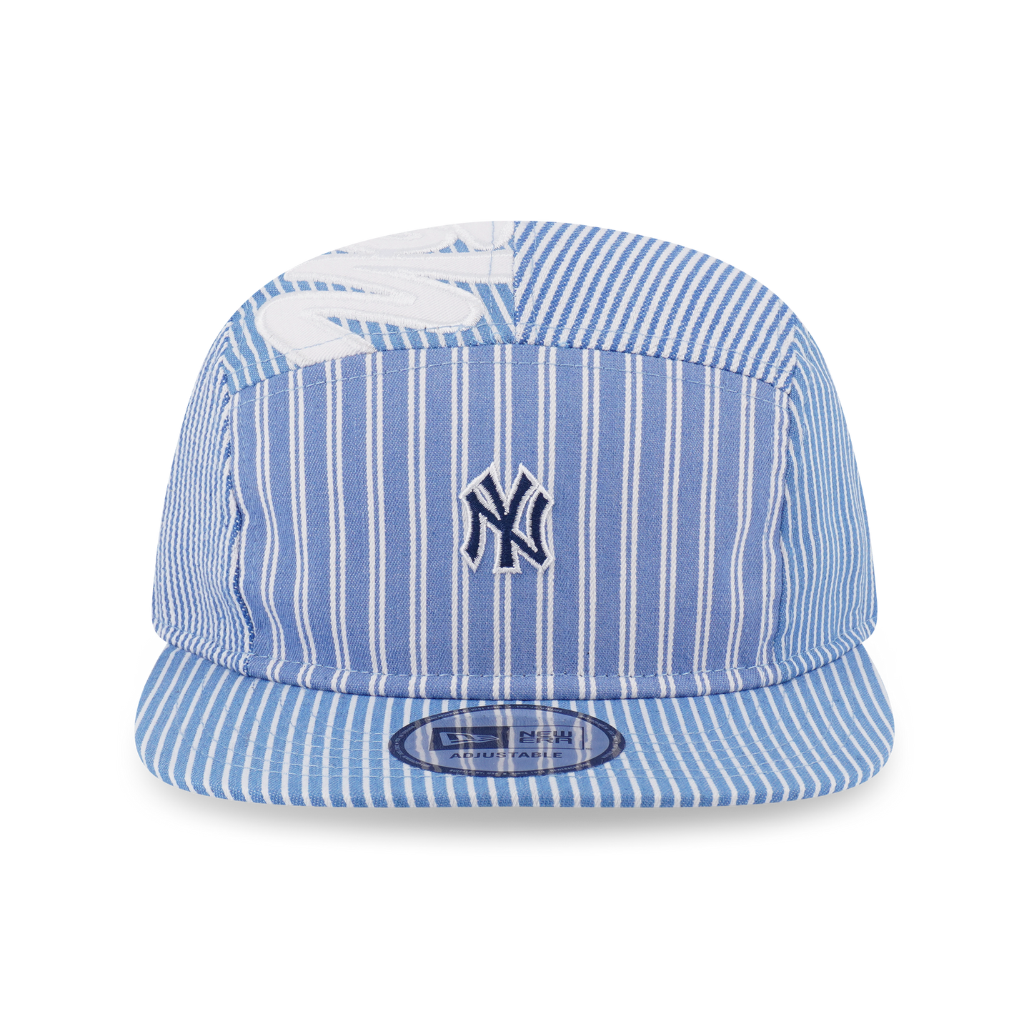 NEW YORK YANKEES PATCHWORK BLUE CAMPER CAP