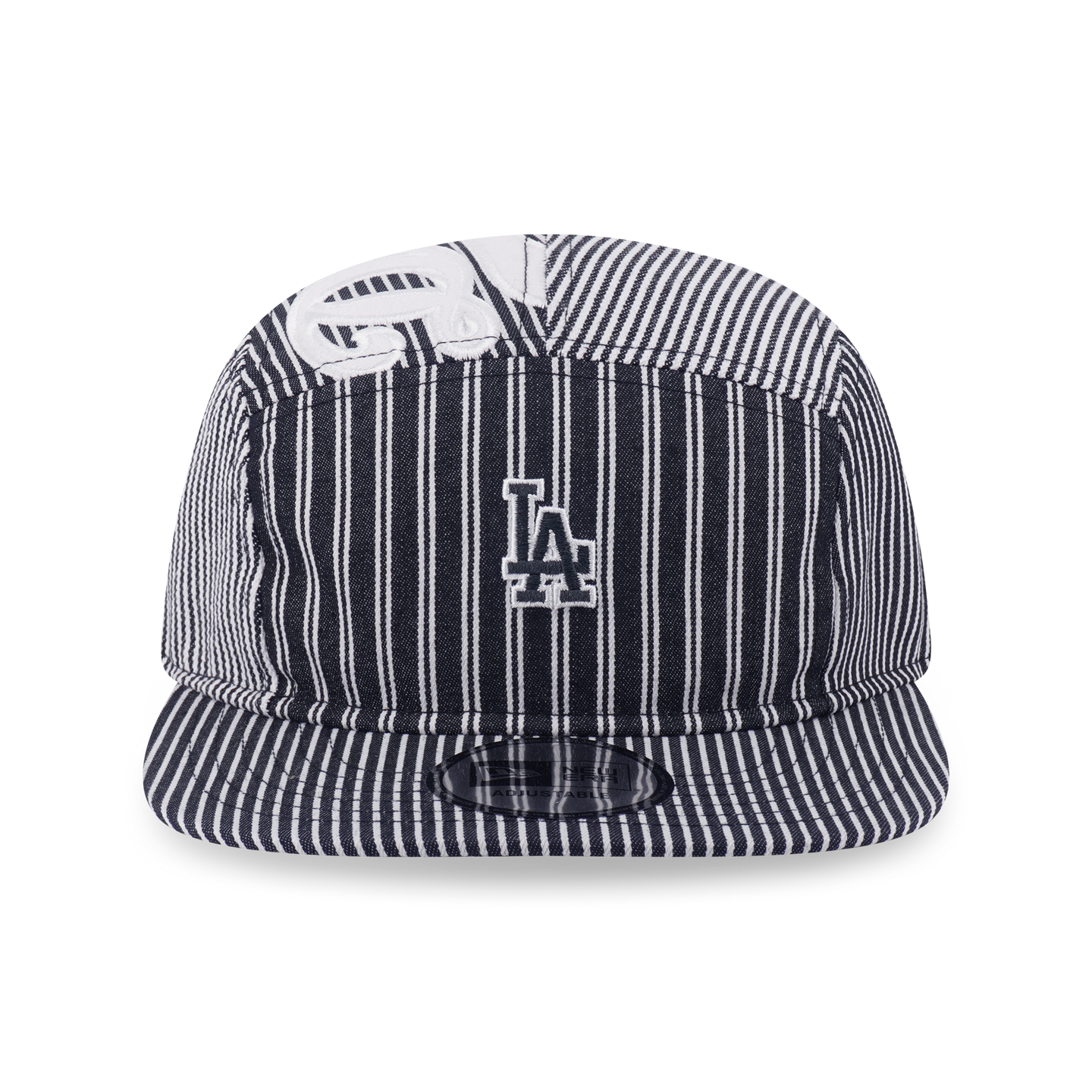 Los Angeles Dodgers Patchwork Gray Camper Cap