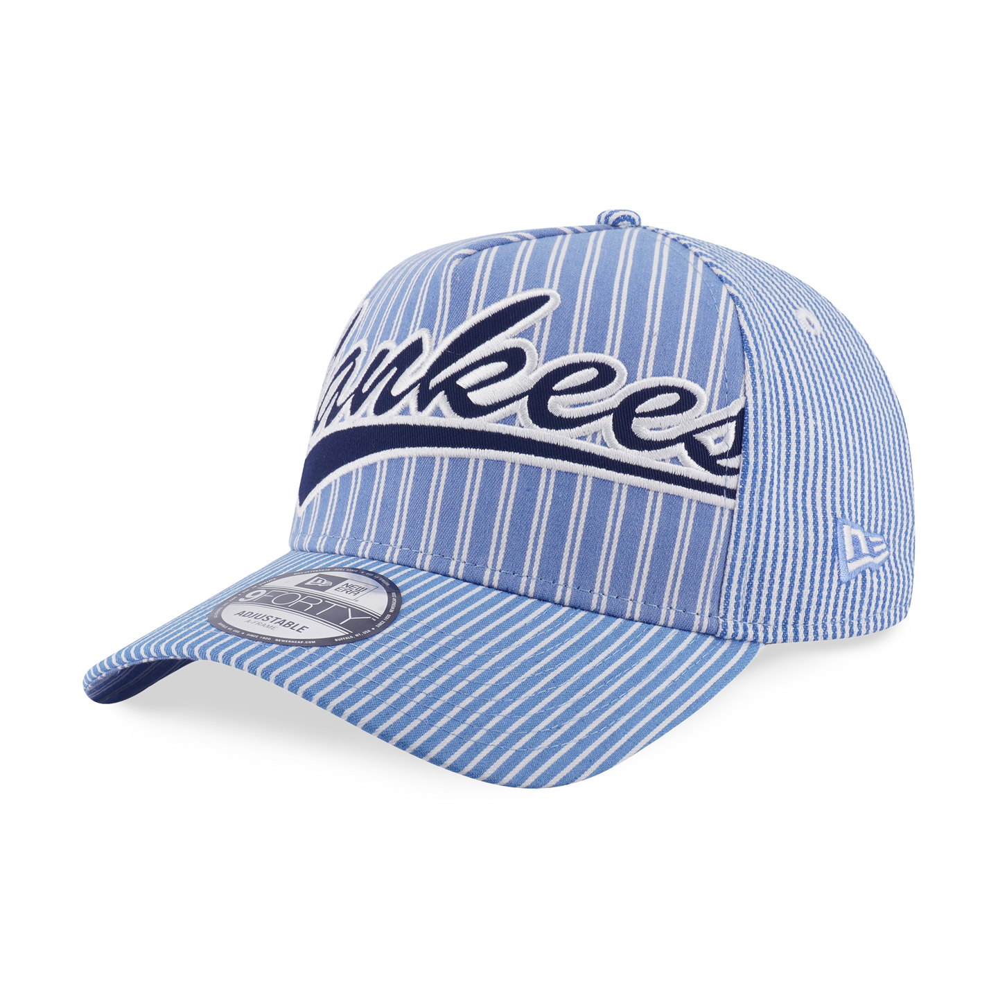 NEW YORK YANKEES PATCHWORK BLUE 9FORTY AF CAP