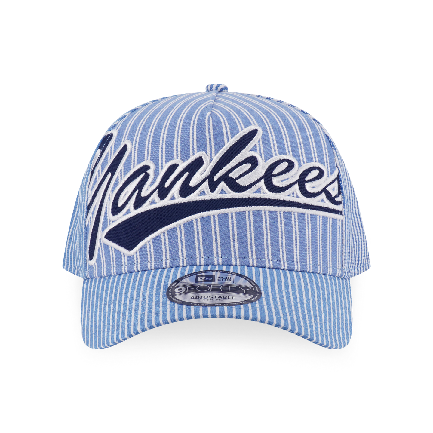 NEW YORK YANKEES PATCHWORK BLUE 9FORTY AF CAP