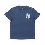 NEW YORK YANKEES PATCHWORK OCEANSIDE BLUE WOMEN SHORT SLEEVE T-SHIRT