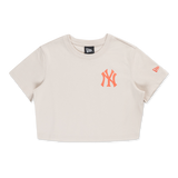 New York Yankees Color Era Stone Women Crop Tee