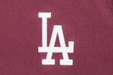 Los Angeles Dodgers Color Era Maroon Red Women Crop Tee