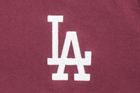 Los Angeles Dodgers Color Era Maroon Red Women Crop Tee