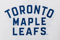 Toronto Maple Leafs NHL Team Logo White Oversized Short Sleeve T-Shirt