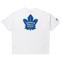 Toronto Maple Leafs NHL Team Logo White Oversized Short Sleeve T-Shirt