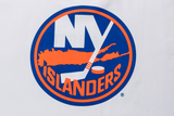 New York Islanders NHL Team Logo White Oversized Short Sleeve T-Shirt