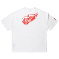 Detroit Red Wings NHL Team Logo White Oversized Short Sleeve T-Shirt