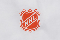 Anaheim Ducks NHL Team Logo White Oversized Short Sleeve T-Shirt