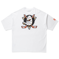 Anaheim Ducks NHL Team Logo White Oversized Short Sleeve T-Shirt