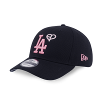 NEW ERA X MLB X BLACKPINK 2025 LOS ANGELES DODGERS BLACK 9FORTY CAP