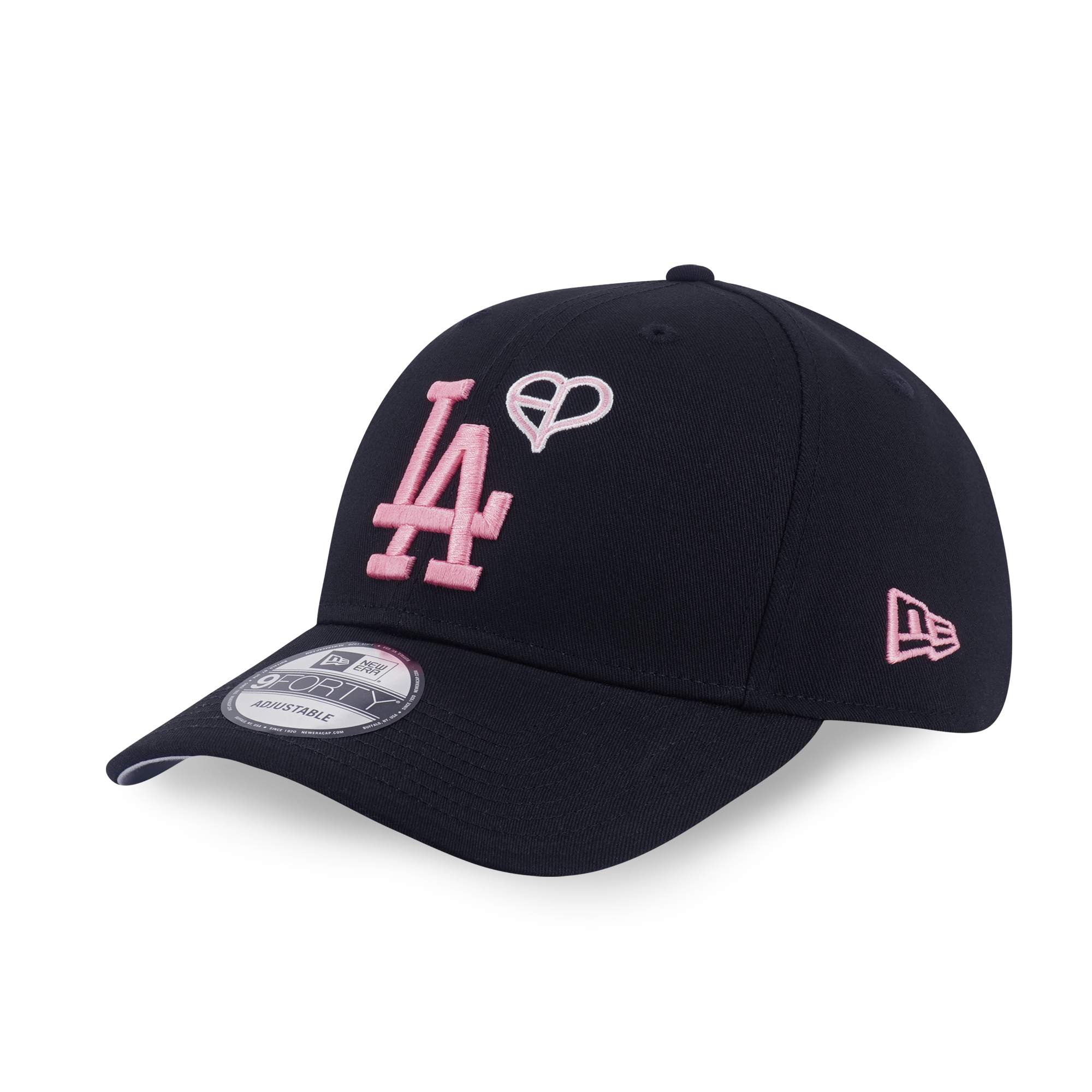 NEW ERA X MLB X BLACKPINK 2025 LOS ANGELES DODGERS BLACK 9FORTY CAP