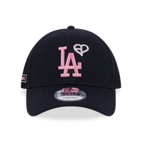 NEW ERA X MLB X BLACKPINK 2025 LOS ANGELES DODGERS BLACK 9FORTY CAP