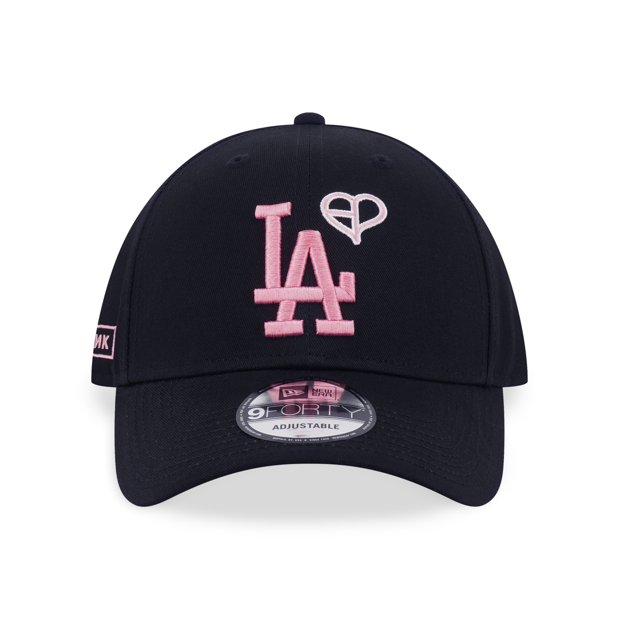 NEW ERA X MLB X BLACKPINK 2025 LOS ANGELES DODGERS BLACK 9FORTY CAP