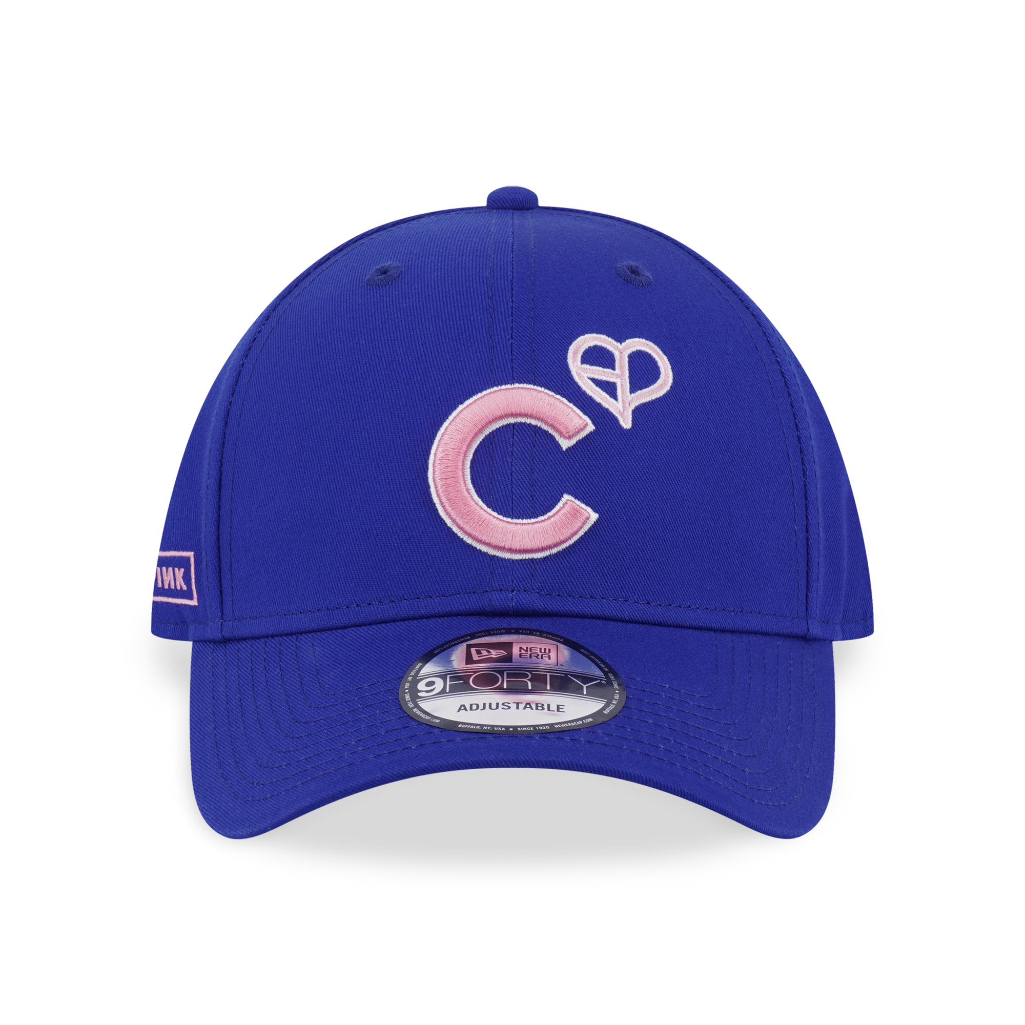NEW ERA X MLB X BLACKPINK 2025 CHICAGO CUBS ROYAL BLUE 9FORTY CAP