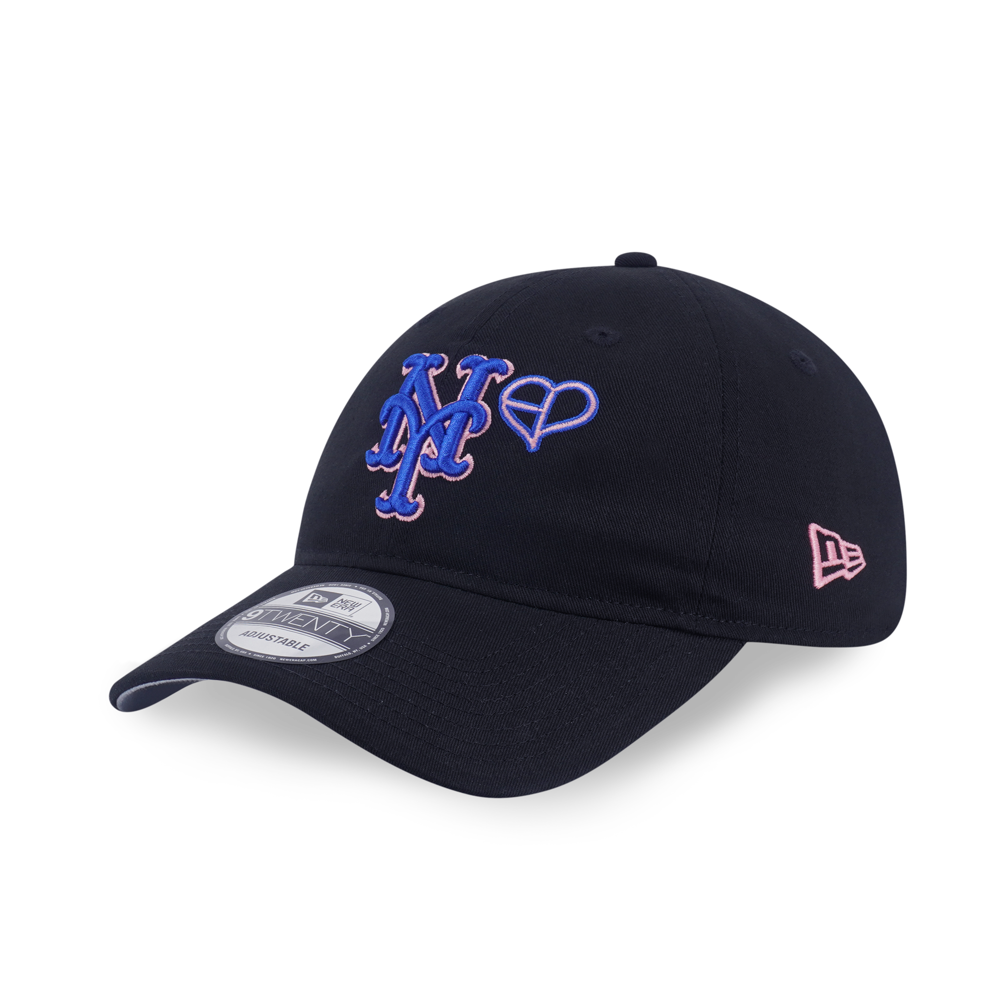 NEW ERA X MLB X BLACKPINK 2025 NEW YORK METS BLACK 9TWENTY CAP