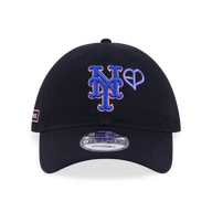 NEW ERA X MLB X BLACKPINK 2025 NEW YORK METS BLACK 9TWENTY CAP