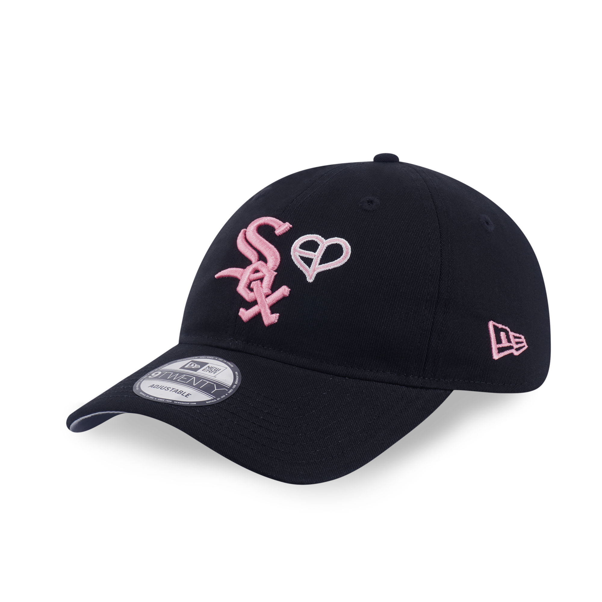 NEW ERA X MLB X BLACKPINK 2025 CHICAGO WHITE SOX BLACK 9TWENTY CAP
