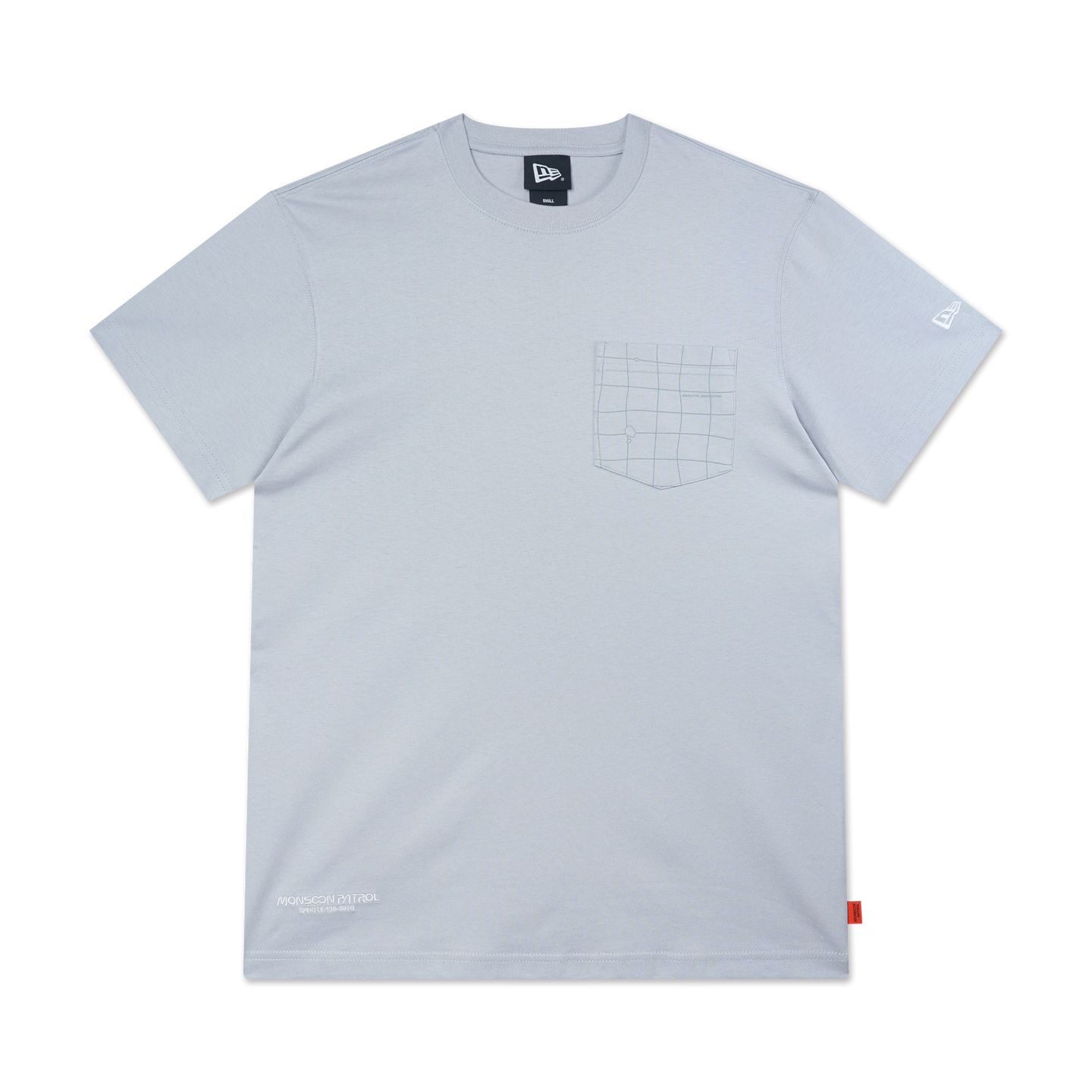 New Era X Monsoon Patrol Dolphin Grey Short Sleeve Tee