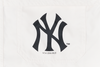 New York Yankees New Era Styles Basic Ivory Woven Shirt