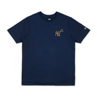 NEW YORK YANKEES WINTER WHISPER OCEANSIDE BLUE SHORT SLEEVE T-SHIRT