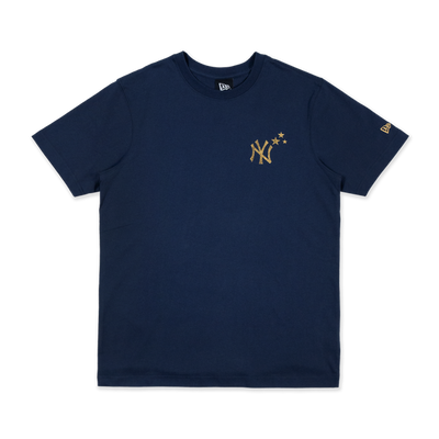 NEW YORK YANKEES WINTER WHISPER OCEANSIDE BLUE SHORT SLEEVE T-SHIRT