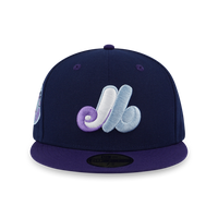 59FIFTY PACK - STELLAR SHADOWS MONTREAL EXPOS COOPERSTOWN OCEANSIDE BLUE 59FIFTY CAP