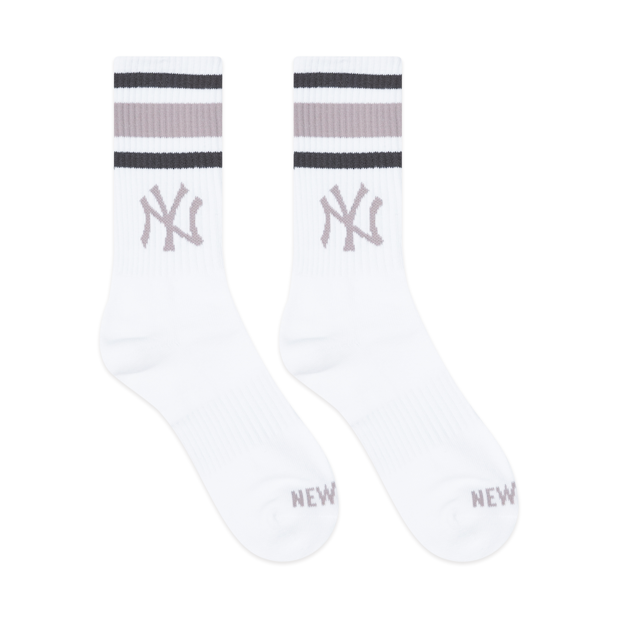 NEW YORK YANKEES SS24 WHITE SOCKS (2 PAIRS)