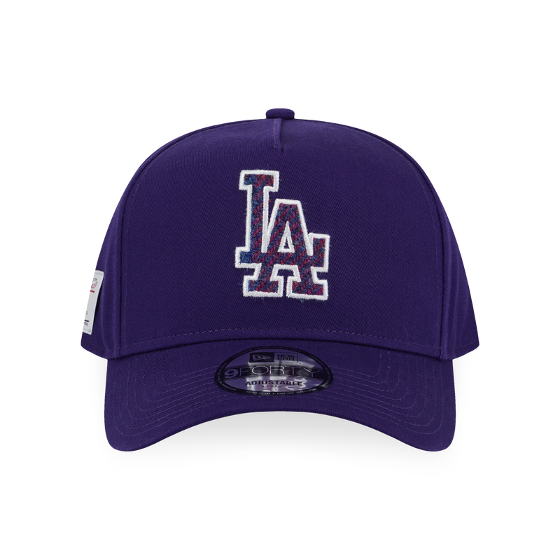 LOS ANGELES DODGERS HARRIS TWEED PURPLE 9FORTY AF CAP