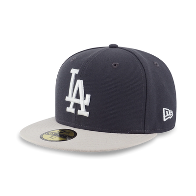 LOS ANGELES DODGERS PAVEMENT STONE VISOR GRAPHITE 59FIFTY CAP