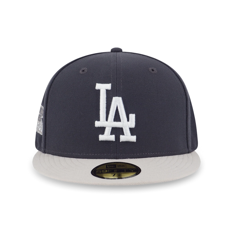 LOS ANGELES DODGERS PAVEMENT STONE VISOR GRAPHITE 59FIFTY CAP