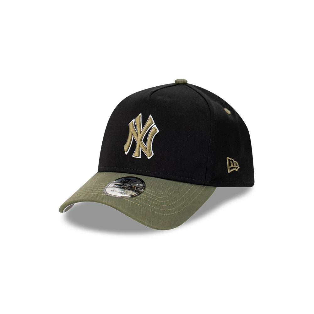 NEW YORK YANKEES BLACK OLIVE 9FORTY AF CAP