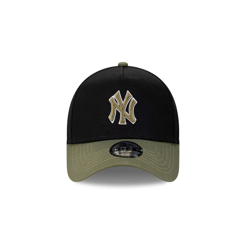 NEW YORK YANKEES BLACK OLIVE 9FORTY AF CAP