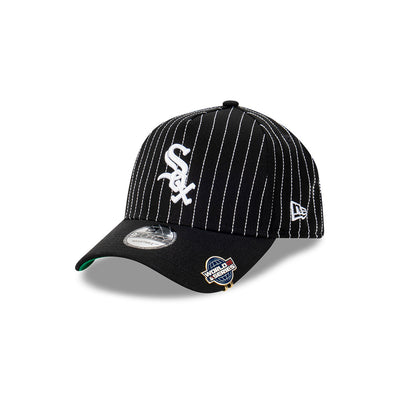 CHICAGO WHITE SOX PINSTRIPE BLACK 9FORTY AF CAP