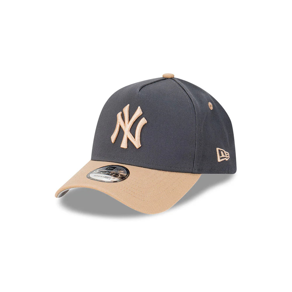 NEW YORK YANKEES MIDNIGHT DESERT CAMEL VISOR GRAPHITE 9FORTY AF CAP