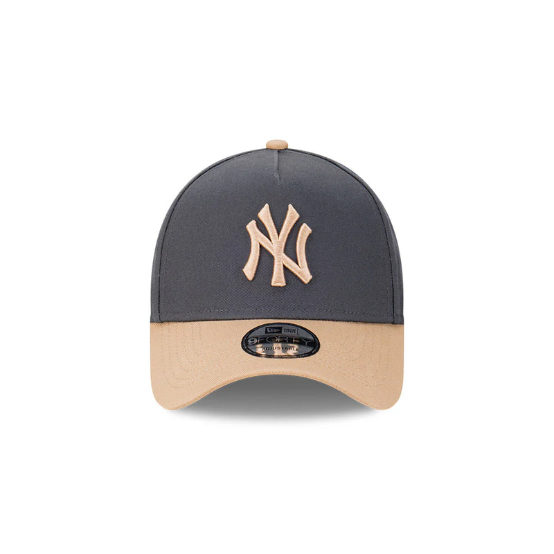 NEW YORK YANKEES MIDNIGHT DESERT CAMEL VISOR GRAPHITE 9FORTY AF CAP