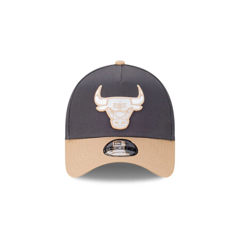 CHICAGO BULLS MIDNIGHT DESERT CAMEL VISOR GRAPHITE 9FORTY AF CAP