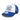 New Era Graphic 2-Tone Majestic Blue Rear White 9Forty E-Frame Trucker Cap